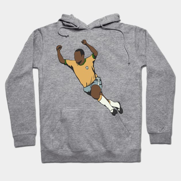 The legend of soccer is Pele Hoodie by LeonArt-D